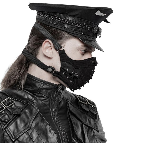 comparez les prix PUNK RAVE Casquette Gothique ‘Murderdoll’ Noire 4