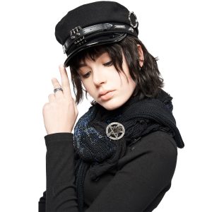 à prix d'occasion PUNK RAVE Casquette Gothique ‘Terror’ Noire 14