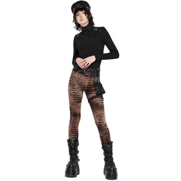 à prix d'occasion PUNK RAVE Casquette Gothique ‘Terror’ Noire 5