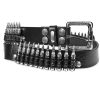 excellente qualité NEW ROCK Ceinture ‘Bullets’ En Cuir Noir 40