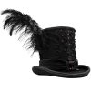 Retour Gratuit DEVIL FASHION Chapeau Haut De Forme ‘Israfel’ Noir 35