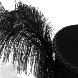 Retour Gratuit DEVIL FASHION Chapeau Haut De Forme ‘Israfel’ Noir 40