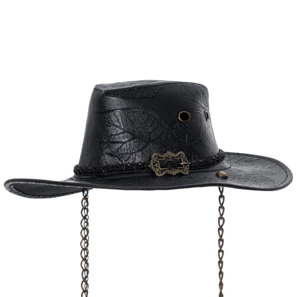 mode pas cher PUNK RAVE Chapeau ‘Steam-Rider’ Noir 8