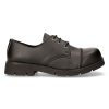 Chaussures New Rock Ranger En Cuir Vegan Noir Neuve avec étiquette 10