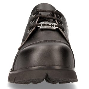 Chaussures New Rock Ranger En Cuir Vegan Noir Neuve avec étiquette 14