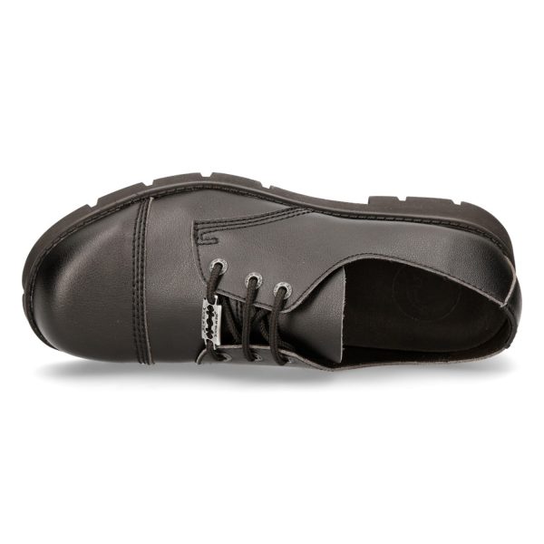 Chaussures New Rock Ranger En Cuir Vegan Noir Neuve avec étiquette 8