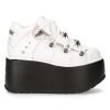 Chaussures Plateformes New Rock Marte Blanches soldes officiel 31