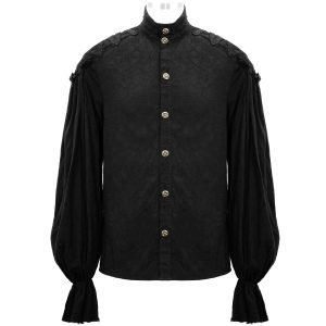 à prix d'occasion DEVIL FASHION Chemise ‘Ishmael’ Noire 38