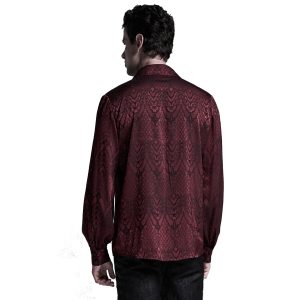 meilleure qualité PUNK RAVE Chemise ‘Nephilim’ Rouge 18