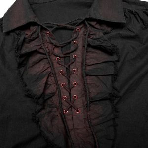 vente chaude PUNK RAVE Chemise ‘Orthodox Goth’ Noire 16