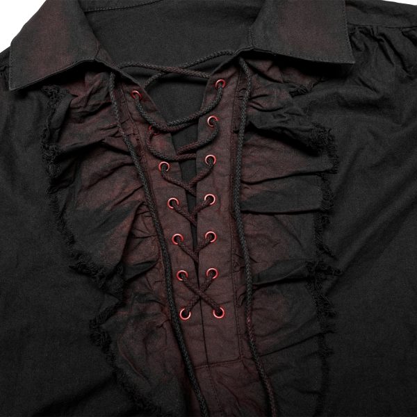 vente chaude PUNK RAVE Chemise ‘Orthodox Goth’ Noire 5