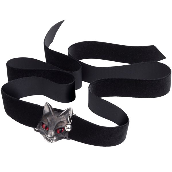 ALCHEMY GOTHIC Choker ‘Bastet Goddess’ site soldes 3