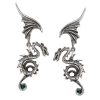 ALCHEMY GOTHIC Clous D’Oreilles ‘Bestia Regalis’ à prix réduits 13