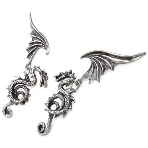 ALCHEMY GOTHIC Clous D’Oreilles ‘Bestia Regalis’ à prix réduits 6