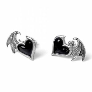 Réductions ALCHEMY GOTHIC Clous D’Oreilles ‘BlackSoul’ 7