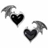 Réductions ALCHEMY GOTHIC Clous D’Oreilles ‘BlackSoul’ 11