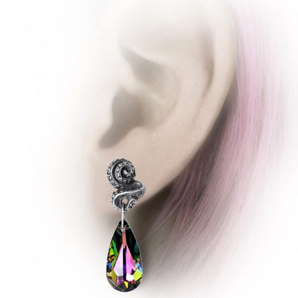 ALCHEMY GOTHIC Clous D’Oreilles ‘Kraken’ prix de gros 3