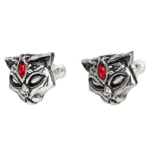 a Prix Discount ALCHEMY GOTHIC Clous D’Oreilles ‘Sacred Cat’ 9