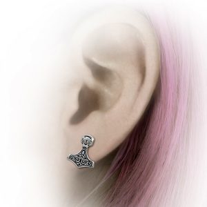 magasin solde Alchemy Metal-Wear Clous D’Oreilles ‘Thor Hammer’ 7