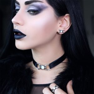 guranteed de qualité ALCHEMY GOTHIC Clous D’Oreilles ‘Triple Goddess’ 9