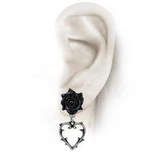 ALCHEMY GOTHIC Clous D’Oreilles ‘Wounded Love’ haute qualité 7