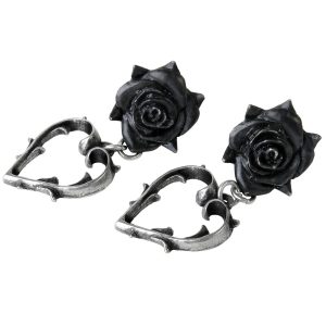 ALCHEMY GOTHIC Clous D’Oreilles ‘Wounded Love’ haute qualité 9