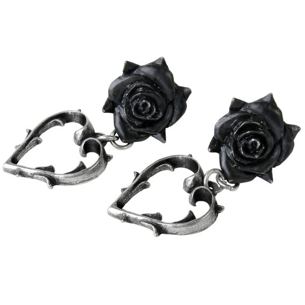 ALCHEMY GOTHIC Clous D’Oreilles ‘Wounded Love’ haute qualité 4