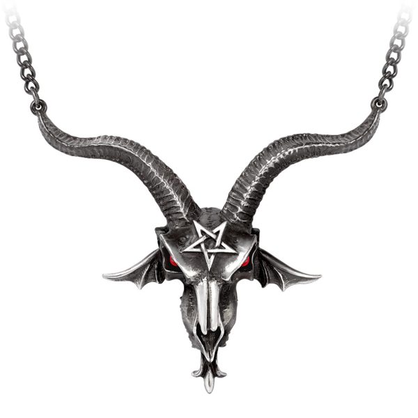 ALCHEMY GOTHIC Collier ‘Baphometica’ soldes en ligne 1