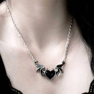 à prix d'occasion ALCHEMY GOTHIC Collier ‘Blacksoul’ 9