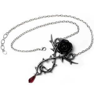 site en ligne ALCHEMY GOTHIC Collier ‘Carpathian Rose’ 7