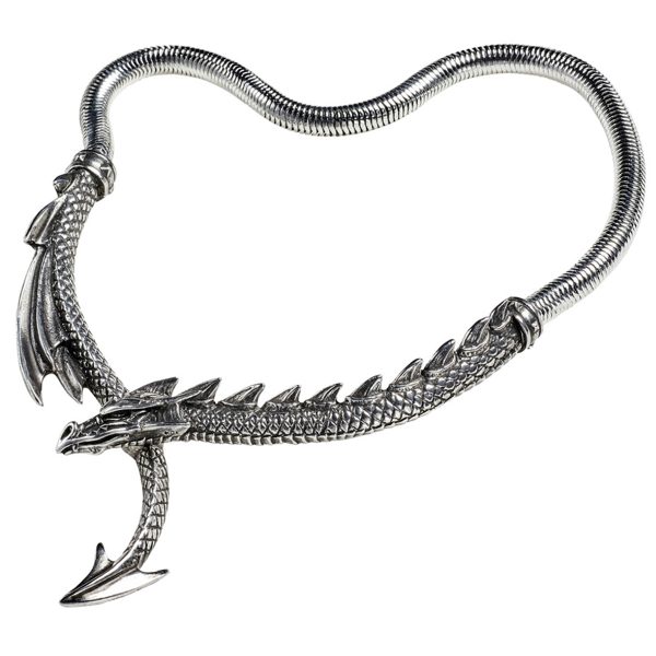 ALCHEMY GOTHIC Collier ‘Dragon’s Lure’ jusqu'à 3