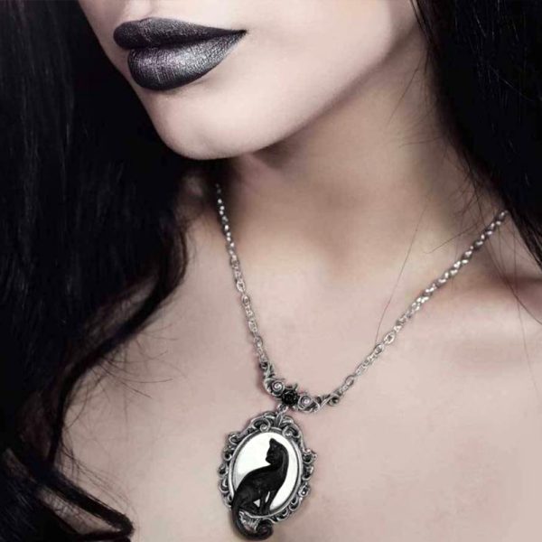 luxe soldes ALCHEMY GOTHIC Collier ‘Feline Felicity’ 4