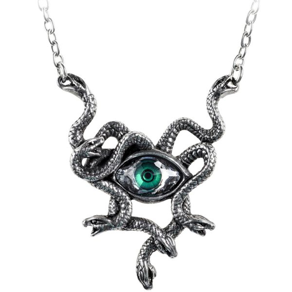 ALCHEMY GOTHIC Collier ‘Gorgon’s Eye’ Satisfait ou Remboursé 1