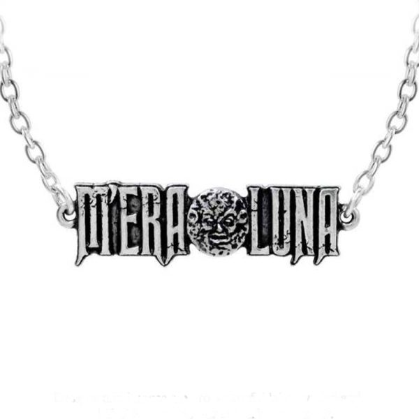 ALCHEMY GOTHIC Collier ‘M’era Luna Moon Logo’ boutique pas cher 1