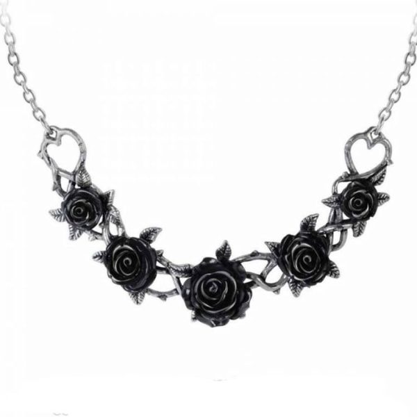 soldes ALCHEMY GOTHIC Collier ‘Rose Briar’ 1