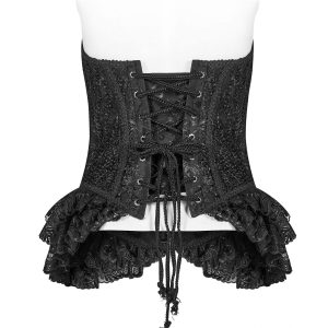 pas cher en ligne Pyon Pyon Corset ‘Amuria’ En Jacquard Noir 23