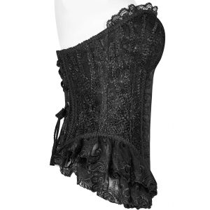 pas cher en ligne Pyon Pyon Corset ‘Amuria’ En Jacquard Noir 25