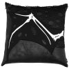 france DEVIL FASHION Coussin Imprimé ‘Wing Bone’ Noir 34