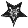 DEVIL FASHION Coussin Pentagramme Imprimé ‘Baphomet’ Noir soldes officiel 38