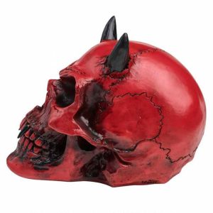 The Vault By Alchemy Crâne En Résine ‘Crimson Demon Skull’ prix pas cher 6