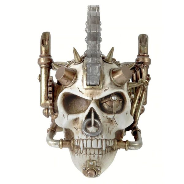 Livraison internationale The Vault By Alchemy Crâne En Résine ‘Steam Head’ Skull 3