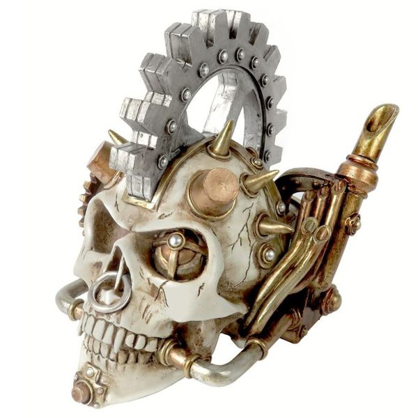 Livraison internationale The Vault By Alchemy Crâne En Résine ‘Steam Head’ Skull 1