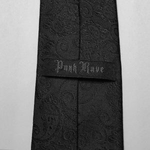 PUNK RAVE Cravate ‘Goth Cross’ Noire belle 33