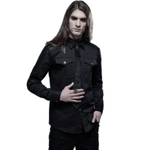 soldes magasin PUNK RAVE Cravate ‘Punk Stylish’ Noire 13