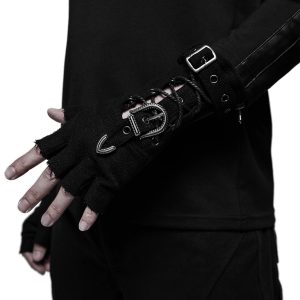 shopping pas cher PUNK RAVE Gants Gothiques ‘Astaroth’ Noirs 23