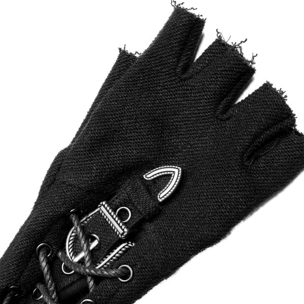 shopping pas cher PUNK RAVE Gants Gothiques ‘Astaroth’ Noirs 10