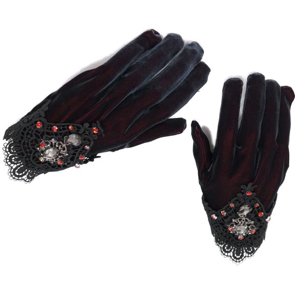 DEVIL FASHION Gants ‘Red Diamond’ Bordeaux achetez 1