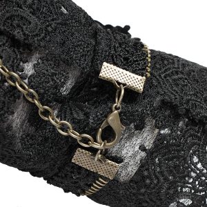 acheter en ligne PUNK RAVE Gants Steampunk ‘Gears And Spikes’ En Dentelle 19