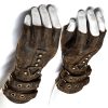 PUNK RAVE Gants Steampunk ‘Mad Max’ Marrons meilleur cadeau 35