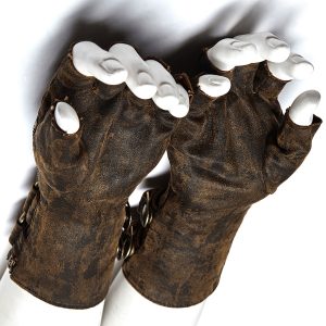 PUNK RAVE Gants Steampunk ‘Mad Max’ Marrons meilleur cadeau 28